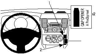 ProClip do Nissan Tiida Latio 07-11