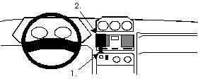 ProClip do Mitsubishi Pajero 92-99 & Mitsubishi Shogun 92-99