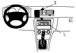 ProClip do Skoda Octavia I 01-04, 99-06, 03-04, 99-00