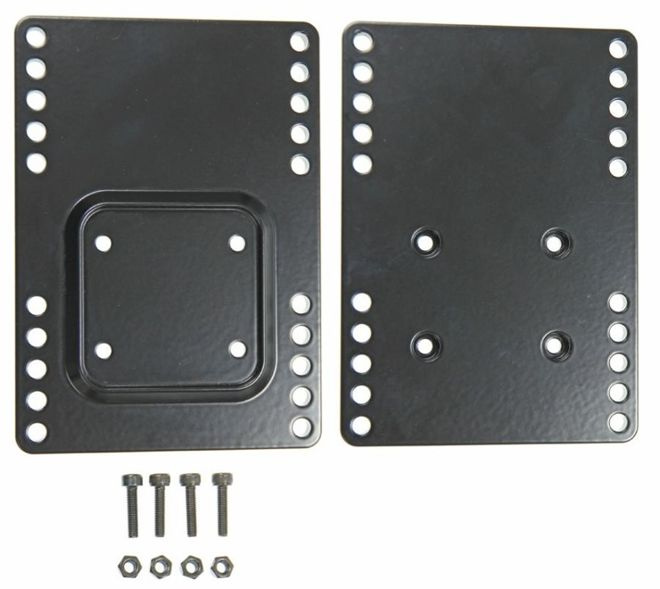 Kwadratowa aluminiowa podstawa (4 x 75 mm) VESA