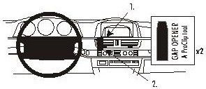 ProClip do BMW 728-750 E65 02-08