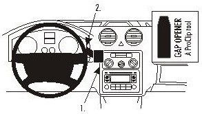 ProClip do Volkswagen Caddy 04-15