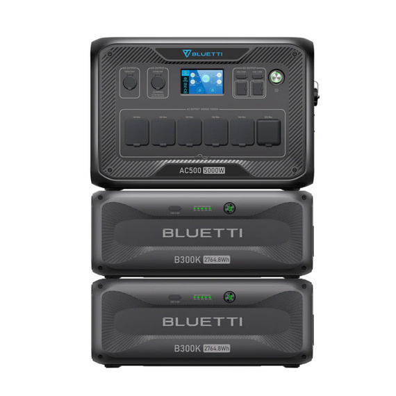 BLUETTI AC500+2xB300K Domowy Off-Grid | 5000W 5529,6Wh 