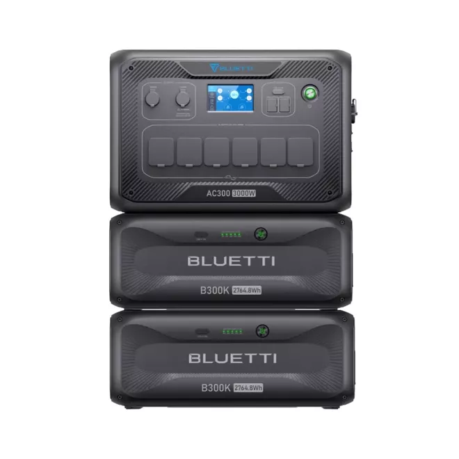 BLUETTI AC300+2xB300K Domowy Off-Grid | 3.000W 5529,6Wh