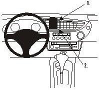 ProClip do Honda Insight 01-08