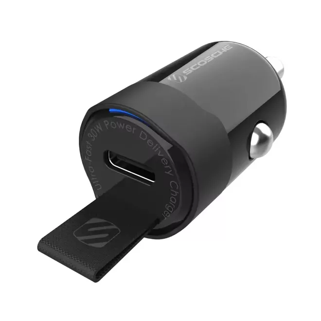 Scosche PowerVolt™ PD30, USB-C mocna mini ładowarka samochodowa 30W do telefonu / tabletu / laptopa