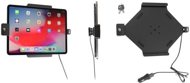 Uchwyt aktywny z kablem USB oraz blokadą na kluczyk do Apple iPad Pro 12,9 2018 (A1895, A1976, A1983, A2014)