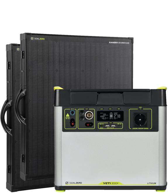 Zestaw solarny Yeti 3000X EU universal version + Ranger 300 Briefcase (2x)