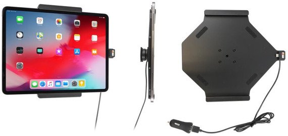 BRODIT Uchwyt aktywny z kablem USB do Apple iPad Pro 12,9 2018 (A1895, A1976, A1983, A2014)