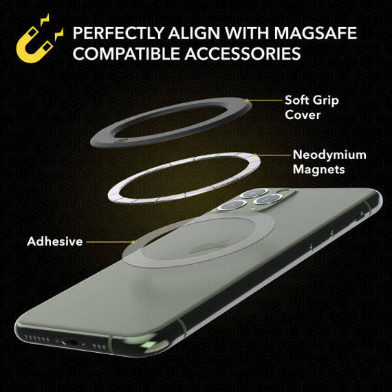 MagicRing KIT magnetyczne adaptery kompatybilne z MagSafe