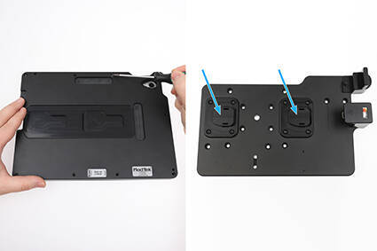 ModTek™ Hard Case Obudowa aktywna do Apple iPad 10th Gen (A2696, A2757, A2777) przetestowana na upadek z wysokości 1,8 m.