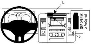 ProClip do Dodge Ram Outdoorsman 11-12 