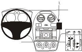 ProClip do Ford Fiesta 06-08