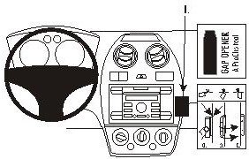 ProClip do Ford Fiesta 06-08