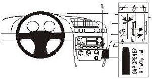 ProClip do Ford Fiesta 96-02