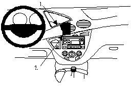 ProClip do Ford Focus 99-04