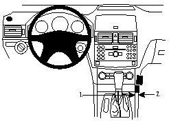 ProClip do Mercedes Benz C Klasa (180-320) 07-10