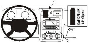 ProClip do Volkswagen Golf V 04-06