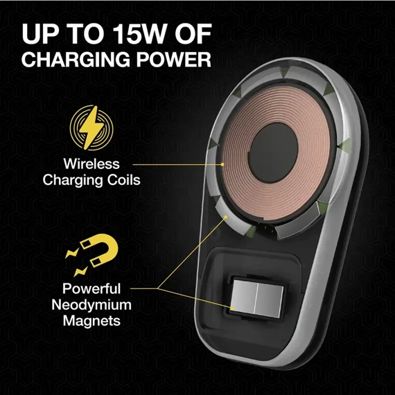 Scosche MagicMount™ Pro Charge5. Uchwyt magnetyczny, indukcyjny dedykowany do Samsung S22