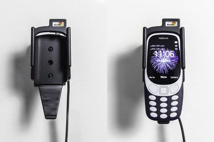 Uchwyt aktywny z kablem USB do Nokia 3310 (2017)