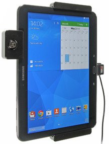 Uchwyt aktywny z kablem USB do Samsung Galaxy Tab 4 10.1 SM-T530 z blokadą na kluczyk