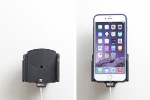 Uchwyt do Apple iPhone 8 Plus w cienkim futerale z możliwością wpięcia kabla lightning USB