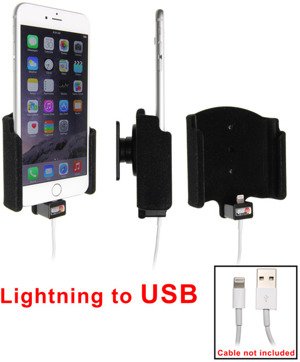 Uchwyt do Apple iPhone Xs Max z możliwością wpięcia kabla lightning USB