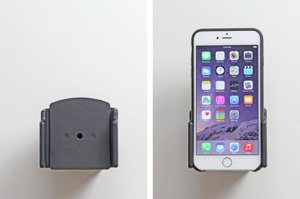 Uchwyt pasywny do Apple iPhone 8 Plus w cienkim w futerale lub obudowie o wymiarach: 75-89 mm (szer.), 2-10 mm (grubość).