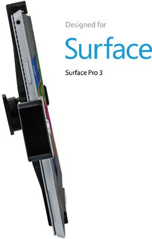 Uchwyt pasywny do Microsoft Surface Pro 3 z blokadą na kluczyk