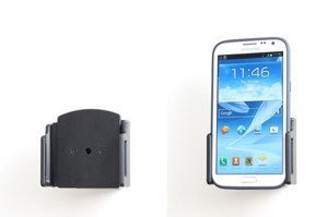 Uchwyt regulowany do Samsung Galaxy Note 20 w grubszym futerale.