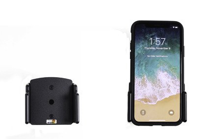 Uchwyt uniwersalny regulowany do Samsung Galaxy S10+ bez futerału oraz w futerale lub etui o wymiarach: 70-83 mm (szer.), 2-10 mm (grubość)