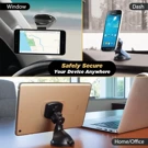 Scosche MagicMount™ Dash/Window. Uchwyt magnetyczny do montażu na szybie / desce auta / w biurze z płytką mocującą do Mi Note 11 PRO