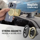 Uchwyt magnetyczny MagicMount™ Pro2 XL, StickGrip™ kompatybilny z MagSafe i płytką metalową Scosche MAGICPLATE do iPhone 14